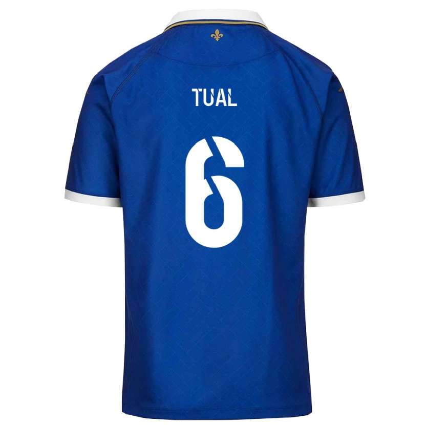 Danxen Niño Camiseta Mathys Tual #6 Azul Dorado 1ª Equipación 2025/26 La Camisa México