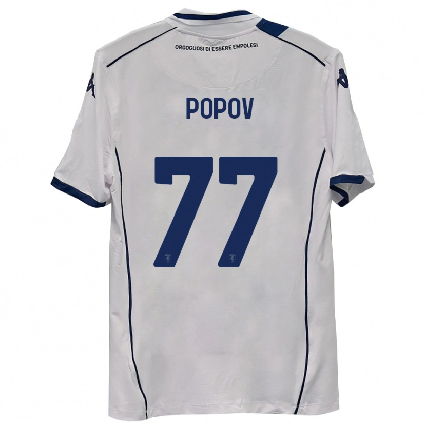 Danxen Niño Camiseta Bogdan Popov #77 Azul Marino Oscuro 2ª Equipación 2025/26 La Camisa México
