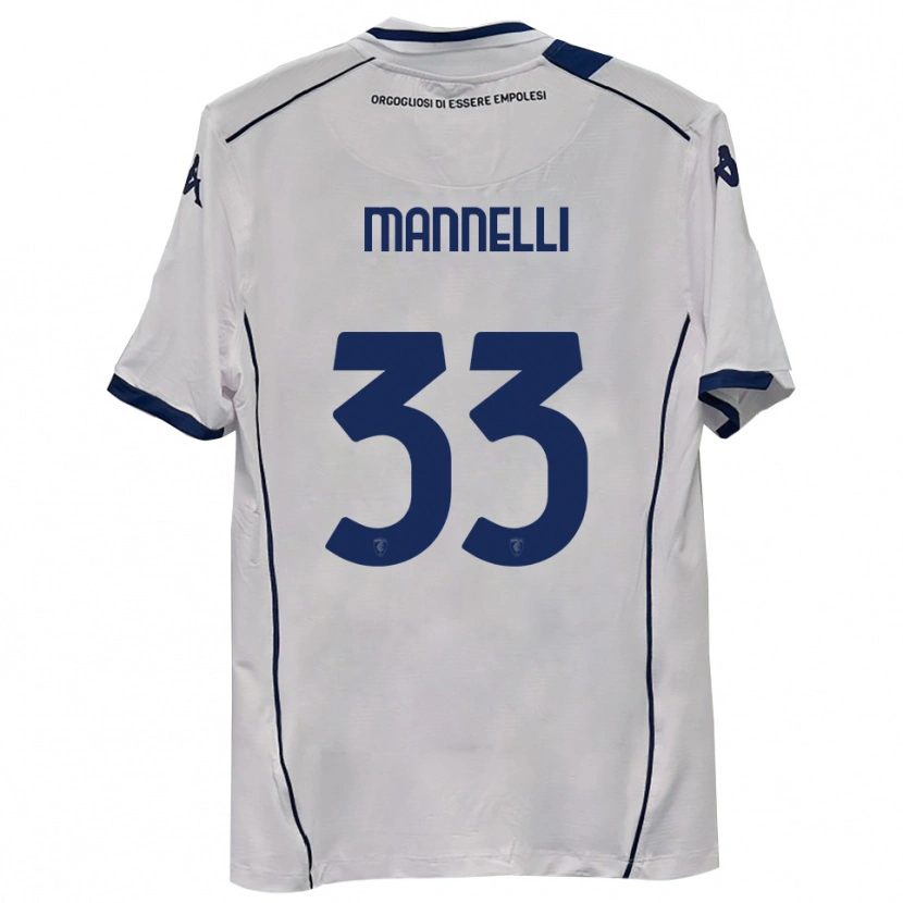 Danxen Niño Camiseta Matteo Mannelli #33 Azul Marino Oscuro 2ª Equipación 2025/26 La Camisa México