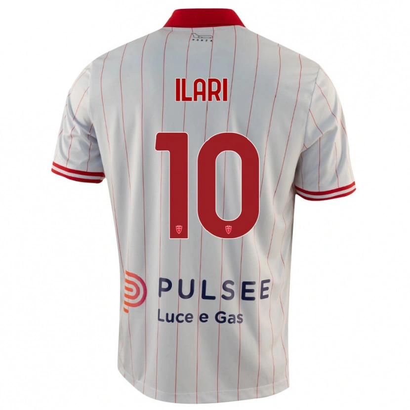 Danxen Niño Camiseta Mario Ilari #10 Blanco Rojo Azul 2ª Equipación 2025/26 La Camisa México