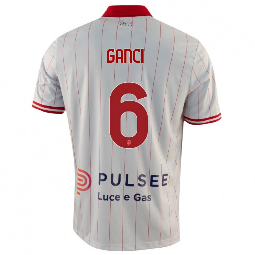 Danxen Niño Camiseta Daniele Ganci #6 Blanco Rojo Azul 2ª Equipación 2025/26 La Camisa México