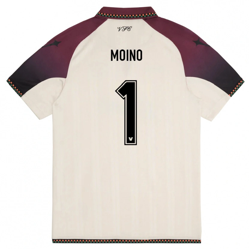 Danxen Niño Camiseta Thomas Moino #1 Crema Borgoña 2ª Equipación 2025/26 La Camisa México