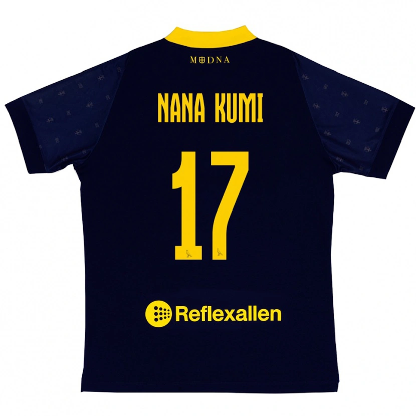 Danxen Niño Camiseta Ronald Nana Kumi #17 Marino Amarillo 2ª Equipación 2025/26 La Camisa México