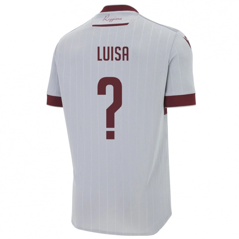 Danxen Niño Camiseta Cagossi Luisa #0 Borgoña Blanco 2ª Equipación 2025/26 La Camisa México