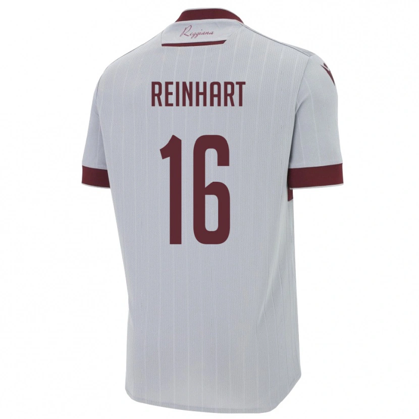 Danxen Niño Camiseta Tobías Reinhart #16 Borgoña Blanco 2ª Equipación 2025/26 La Camisa México