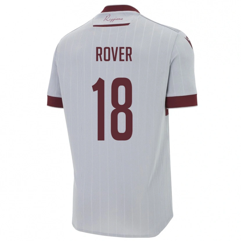 Danxen Niño Camiseta Matteo Rover #18 Borgoña Blanco 2ª Equipación 2025/26 La Camisa México