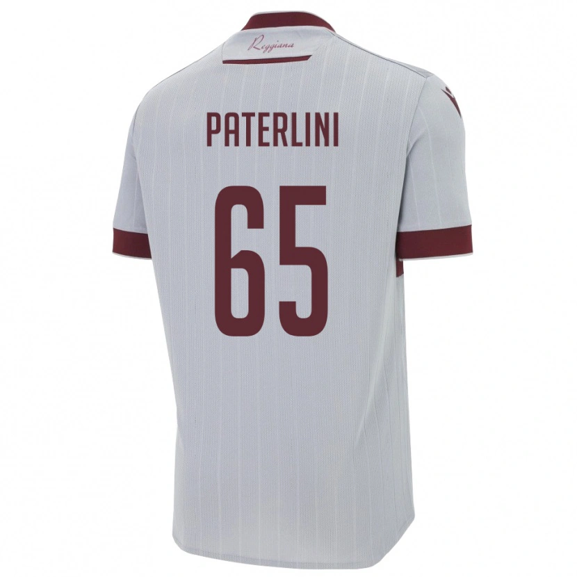 Danxen Niño Camiseta Federico Paterlini #65 Borgoña Blanco 2ª Equipación 2025/26 La Camisa México