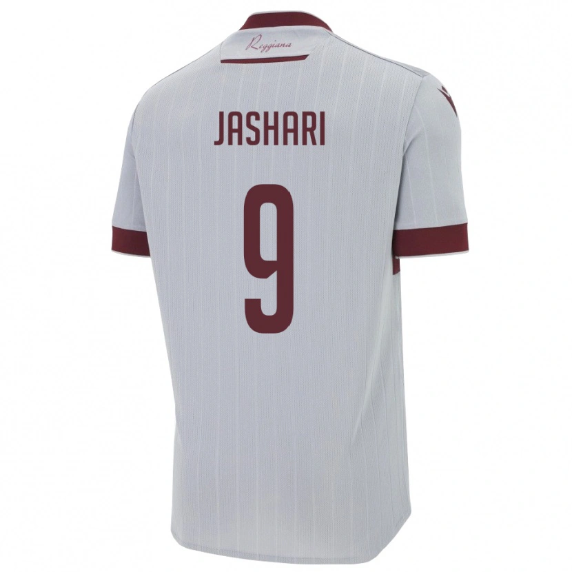 Danxen Niño Camiseta Edion Jashari #9 Borgoña Blanco 2ª Equipación 2025/26 La Camisa México