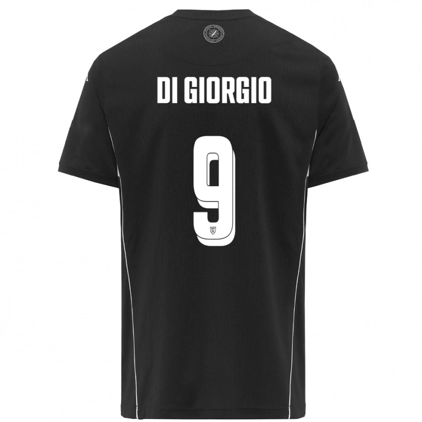Danxen Niño Camiseta Riccardo Di Giorgio #9 Negro Blanco 2ª Equipación 2025/26 La Camisa México