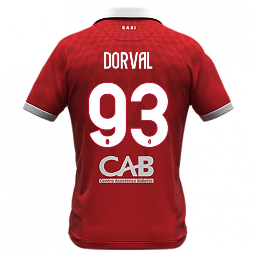 Danxen Niño Camiseta Mehdi Dorval #93 Rojo Blanco 2ª Equipación 2025/26 La Camisa México