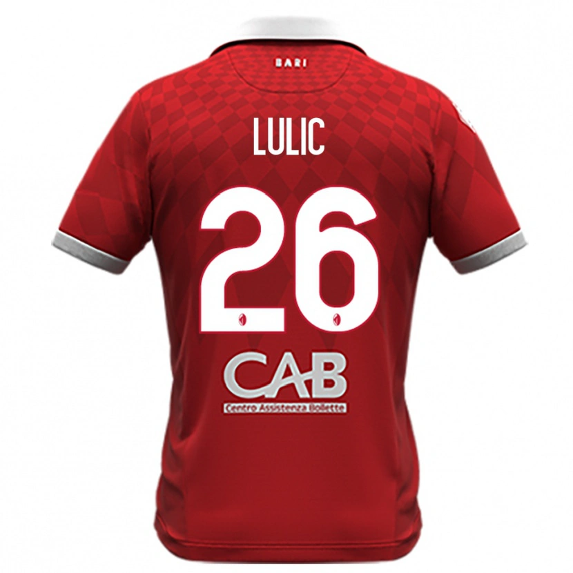 Danxen Niño Camiseta Karlo Lulic #26 Rojo Blanco 2ª Equipación 2025/26 La Camisa México