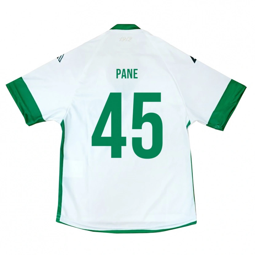 Danxen Niño Camiseta Pasquale Pane #45 Blanco Verde Azul 2ª Equipación 2025/26 La Camisa México
