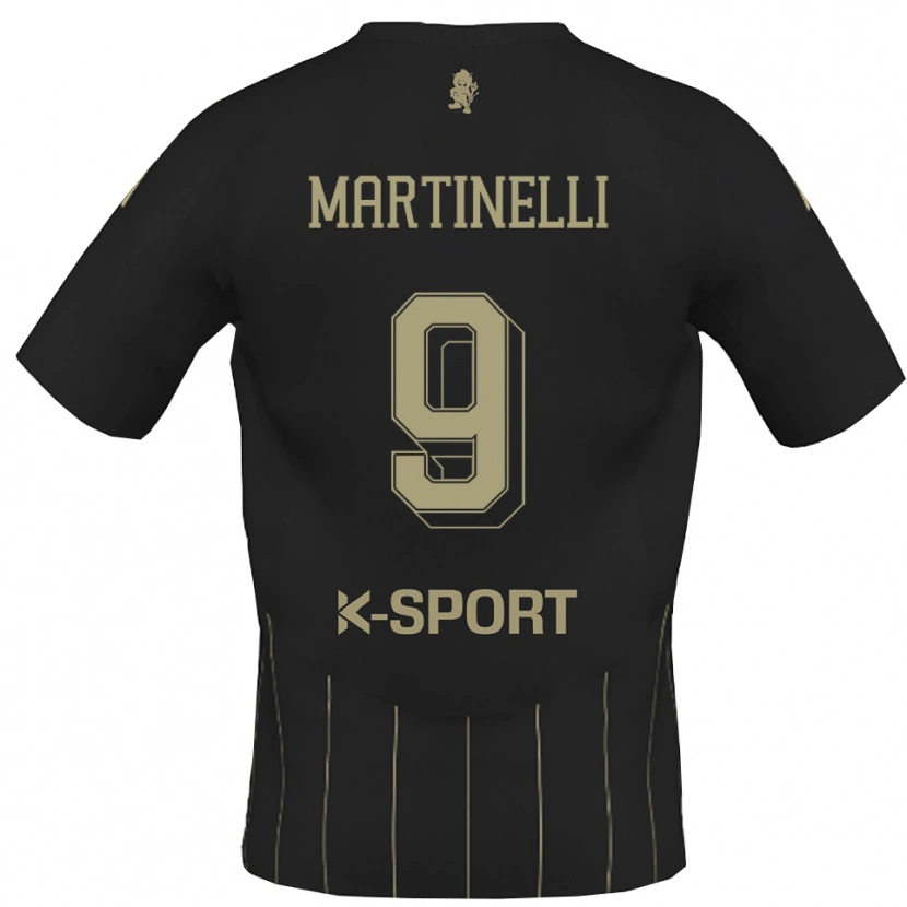 Danxen Niño Camiseta Riccardo Martinelli #9 Gris Blanco 2ª Equipación 2025/26 La Camisa México