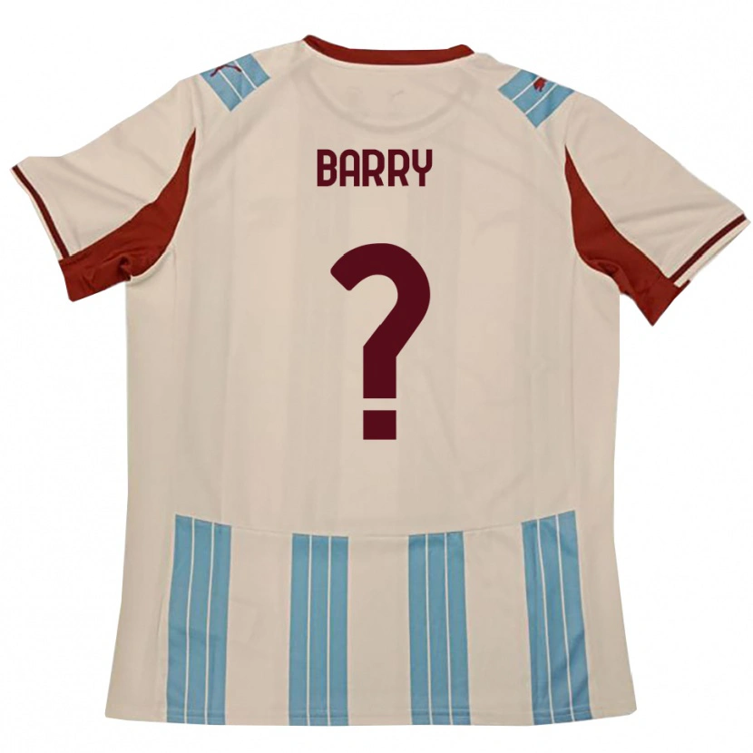 Danxen Niño Camiseta Sammy Barry #0 Azul Celeste Blanco 2ª Equipación 2025/26 La Camisa México