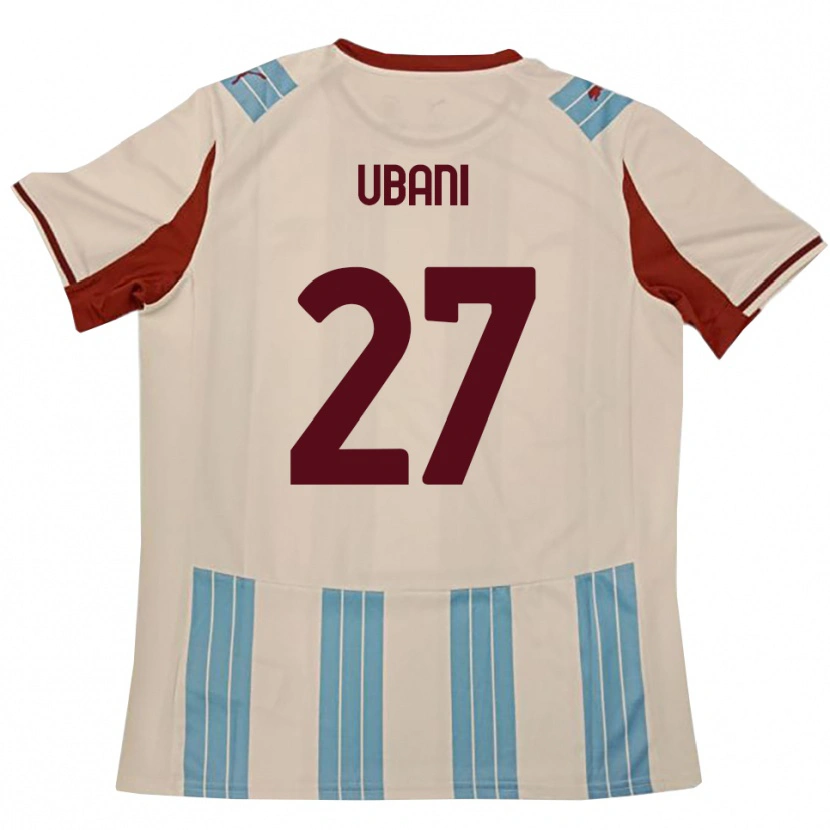 Danxen Niño Camiseta Marlon Ubani #27 Azul Celeste Blanco 2ª Equipación 2025/26 La Camisa México