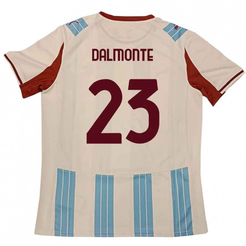 Danxen Niño Camiseta Nicola Dalmonte #23 Azul Celeste Blanco 2ª Equipación 2025/26 La Camisa México