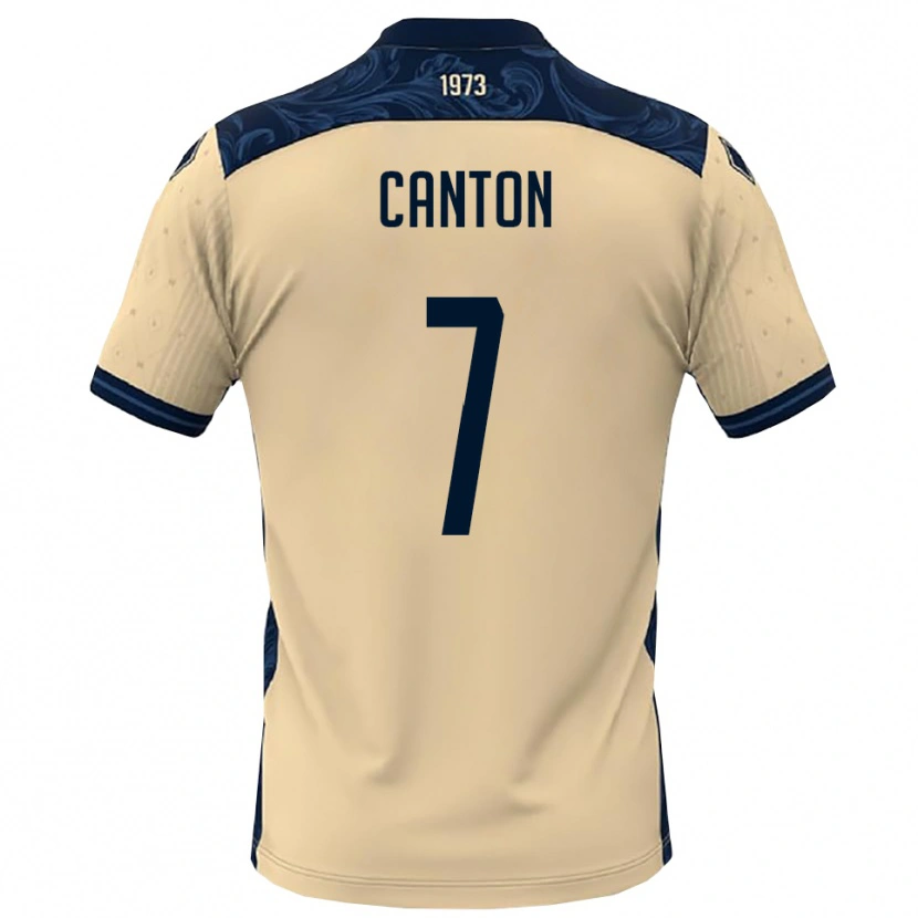 Danxen Niño Camiseta Mattia Canton #7 Blanco Marino 2ª Equipación 2025/26 La Camisa México