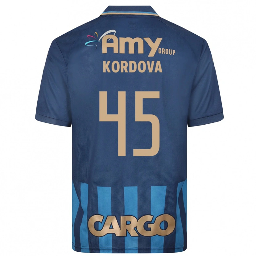Danxen Niño Camiseta Adir Córdoba #45 Azul Marino 2ª Equipación 2025/26 La Camisa México