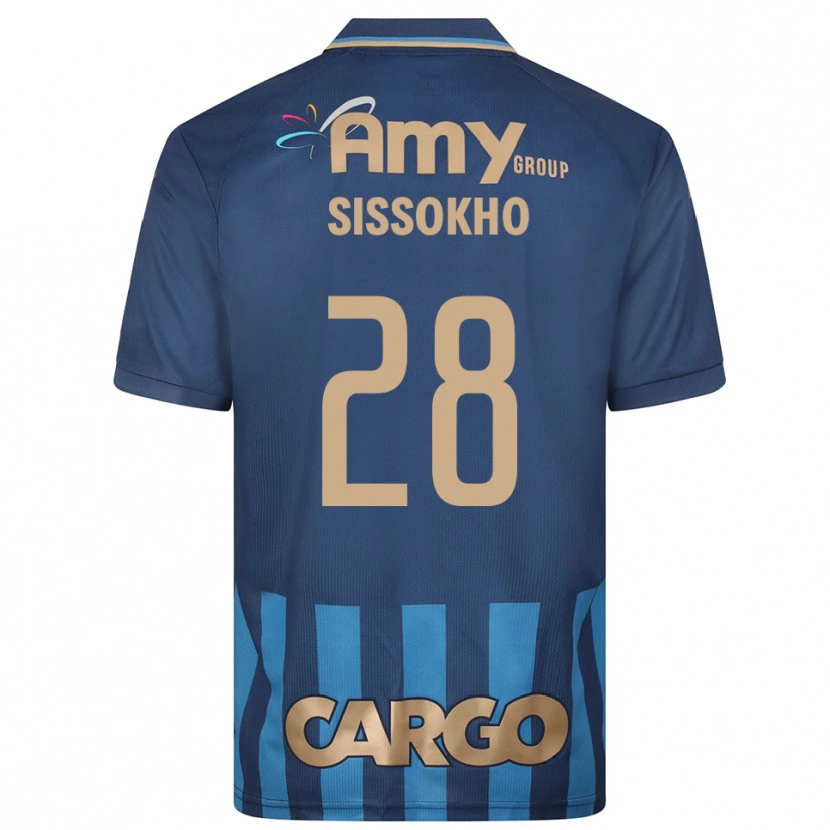 Danxen Niño Camiseta Issouf Sissokho #28 Azul Marino 2ª Equipación 2025/26 La Camisa México