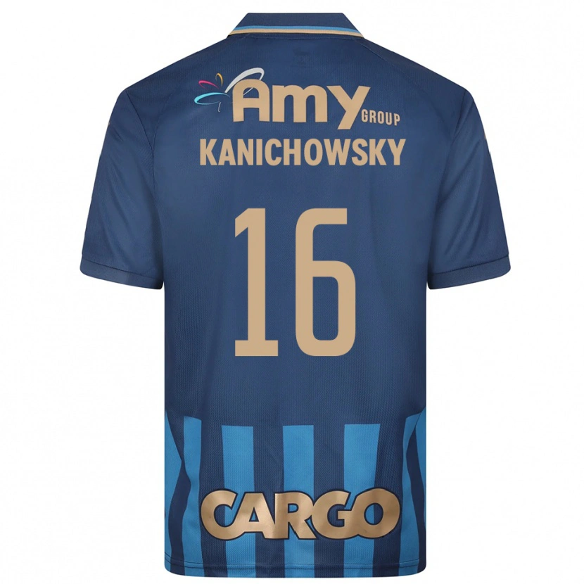Danxen Niño Camiseta Gabi Kanichowsky #16 Azul Marino 2ª Equipación 2025/26 La Camisa México