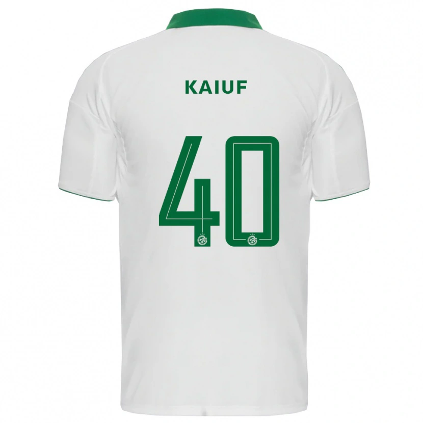 Danxen Niño Camiseta Sharif Kaiuf #40 Blanco Verde 2ª Equipación 2025/26 La Camisa México