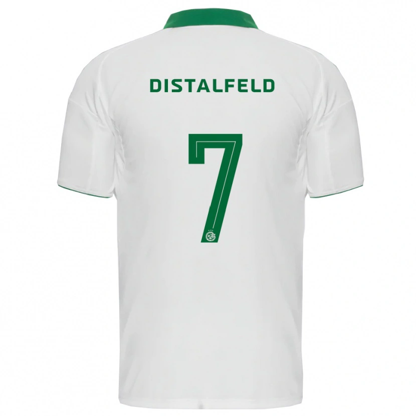 Danxen Niño Camiseta Yanai Distalfeld #7 Blanco Verde 2ª Equipación 2025/26 La Camisa México