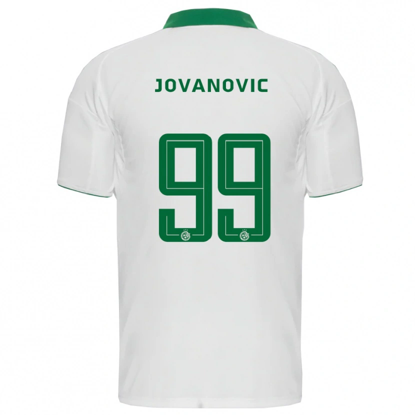 Danxen Niño Camiseta Djordje Jovanovic #99 Blanco Verde 2ª Equipación 2025/26 La Camisa México