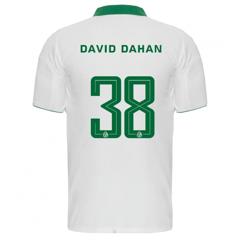 Danxen Niño Camiseta Omer Dahan #38 Blanco Verde 2ª Equipación 2025/26 La Camisa México