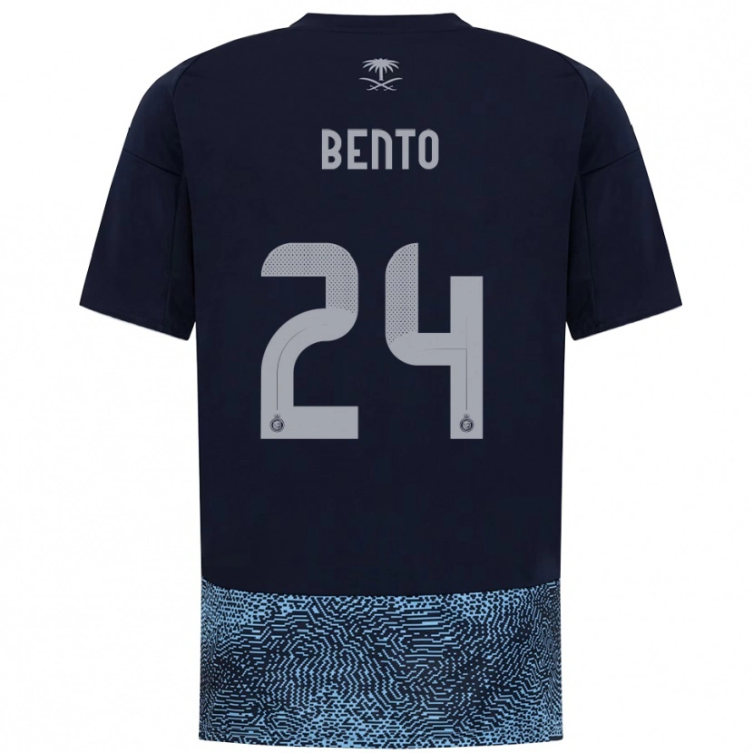 Danxen Niño Camiseta Bento #24 Marino Azul Celeste 2ª Equipación 2025/26 La Camisa México