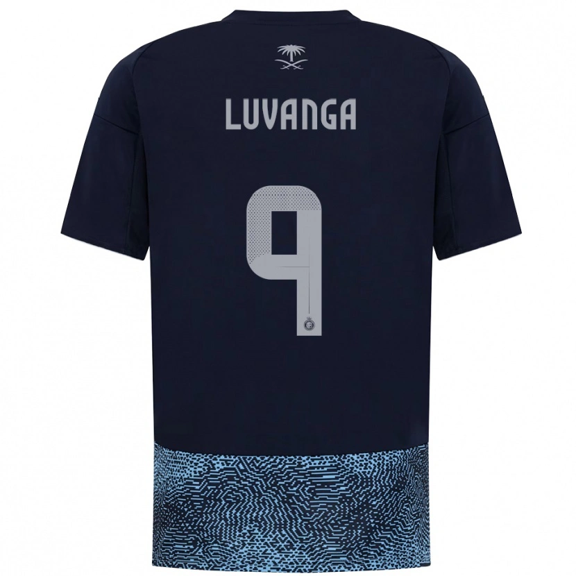 Danxen Niño Camiseta Clara Luvanga #9 Marino Azul Celeste 2ª Equipación 2025/26 La Camisa México