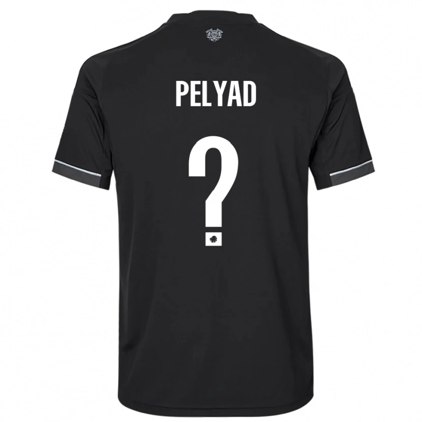 Danxen Niño Camiseta Shahin Pelyad #0 Negro Blanco 2ª Equipación 2025/26 La Camisa México