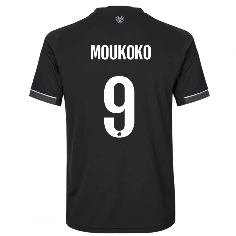 Danxen Niño Camiseta Youssoufa Moukoko #9 Negro Blanco 2ª Equipación 2025/26 La Camisa México