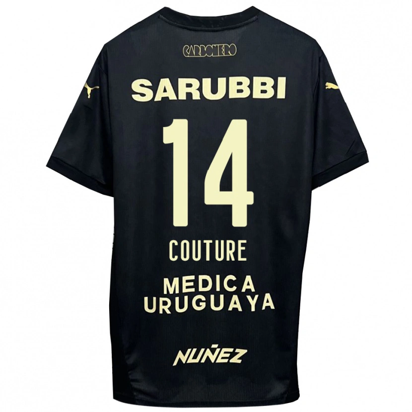 Danxen Niño Camiseta Lorenzo Couture #14 Negro Oro 2ª Equipación 2025/26 La Camisa México