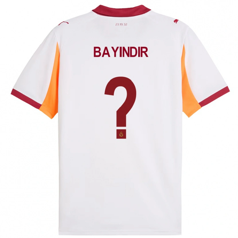 Danxen Niño Camiseta Vincent Bayindir #0 Blanco Rojo 2ª Equipación 2025/26 La Camisa México