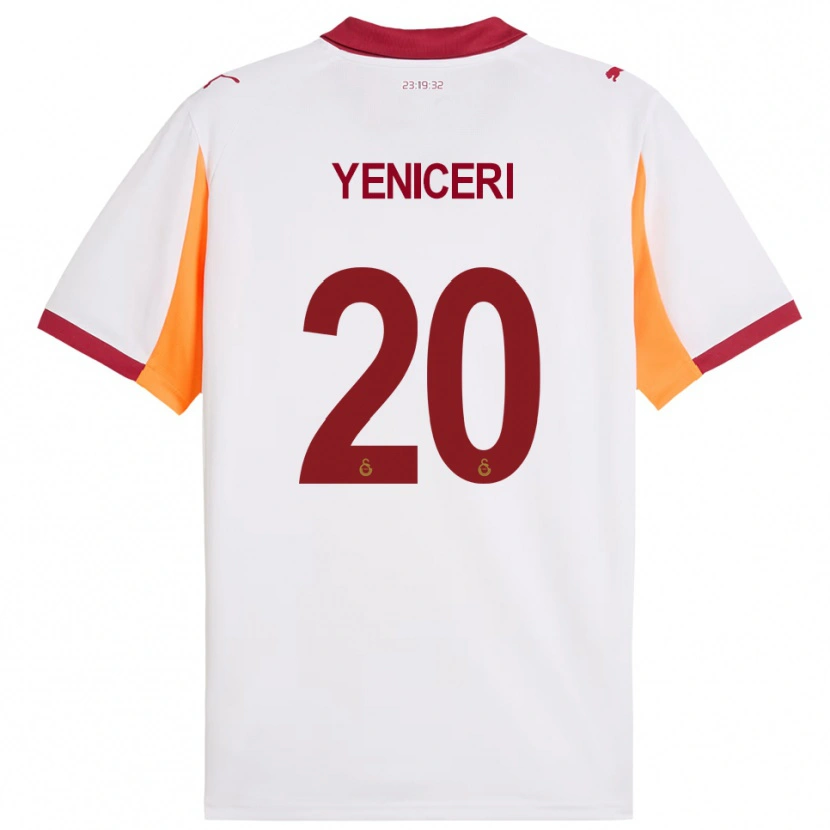 Danxen Niño Camiseta Berna Yeniçeri #20 Blanco Rojo 2ª Equipación 2025/26 La Camisa México