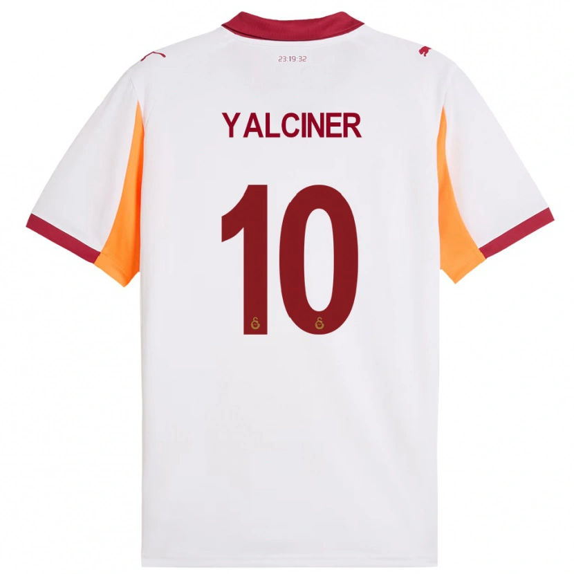 Danxen Niño Camiseta İsmigül Yalçıner #10 Blanco Rojo 2ª Equipación 2025/26 La Camisa México