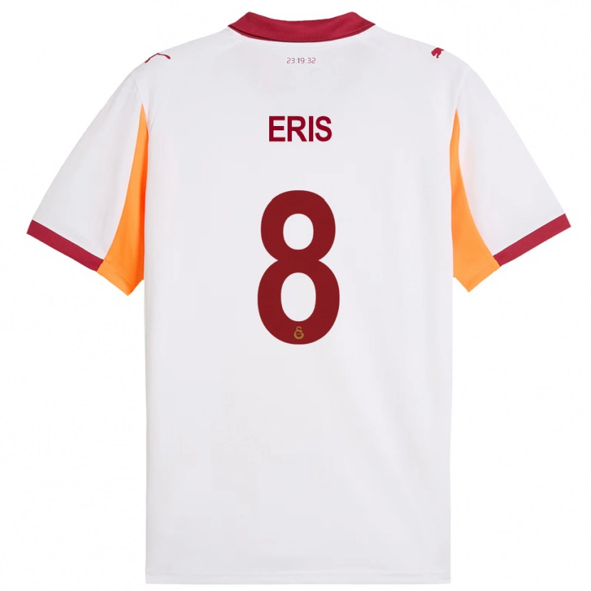 Danxen Niño Camiseta Efe Eriş #8 Blanco Rojo 2ª Equipación 2025/26 La Camisa México