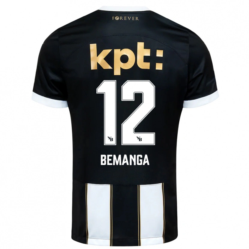 Danxen Niño Camiseta Schilo Bemanga #12 Negro Blanco 2ª Equipación 2025/26 La Camisa México