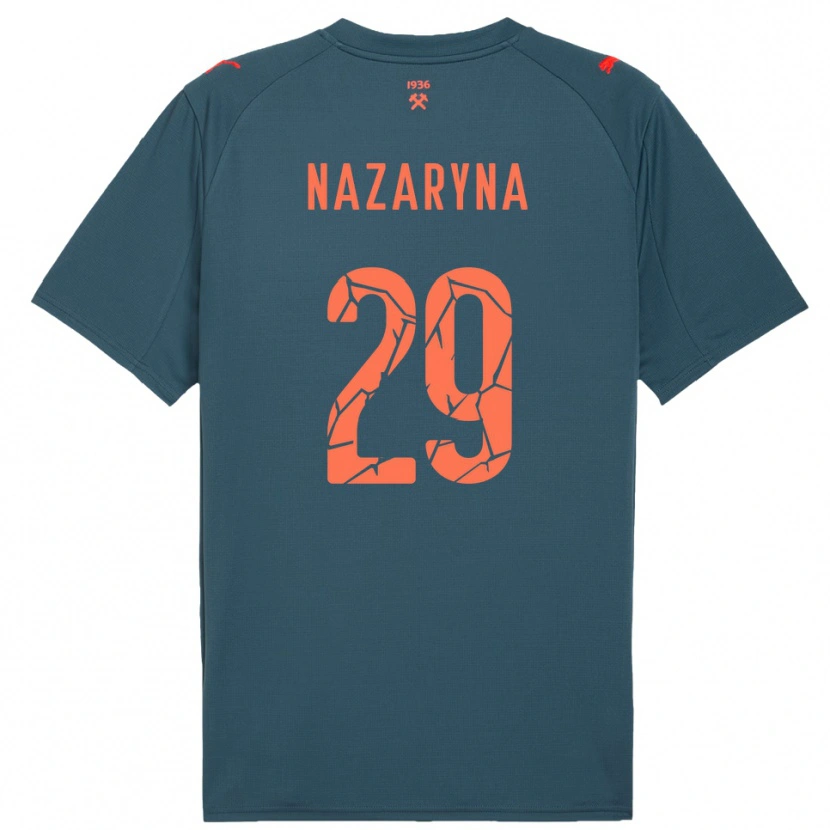 Danxen Niño Camiseta Yegor Nazaryna #29 Marino Rojo 2ª Equipación 2025/26 La Camisa México