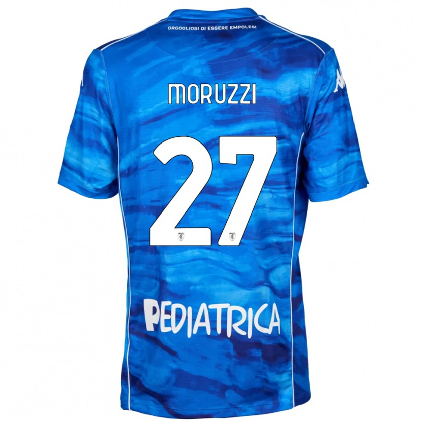 Danxen Hombre Camiseta Brando Moruzzi #27 Azul Blanco 1ª Equipación 2025/26 La Camisa México