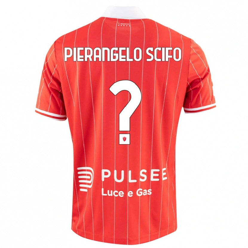 Danxen Hombre Camiseta Dennis Pierangelo Scifo #0 Rojo Blanco 1ª Equipación 2025/26 La Camisa México