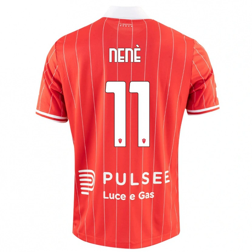 Danxen Hombre Camiseta Stephen Nenè #11 Rojo Blanco 1ª Equipación 2025/26 La Camisa México