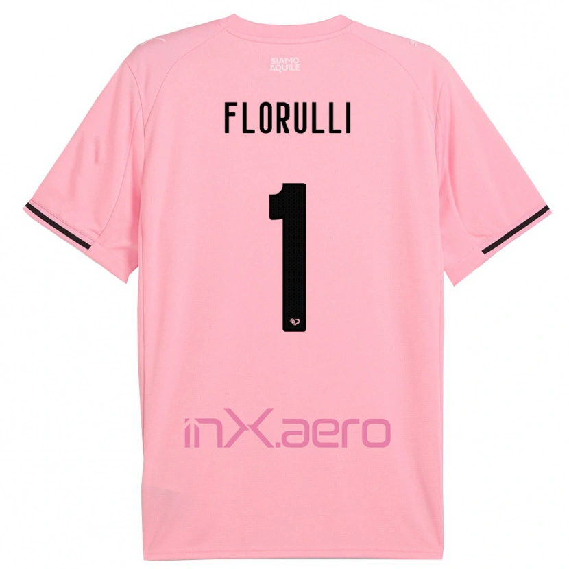 Danxen Hombre Camiseta Gerlando Florulli #1 Rosa Negro 1ª Equipación 2025/26 La Camisa México