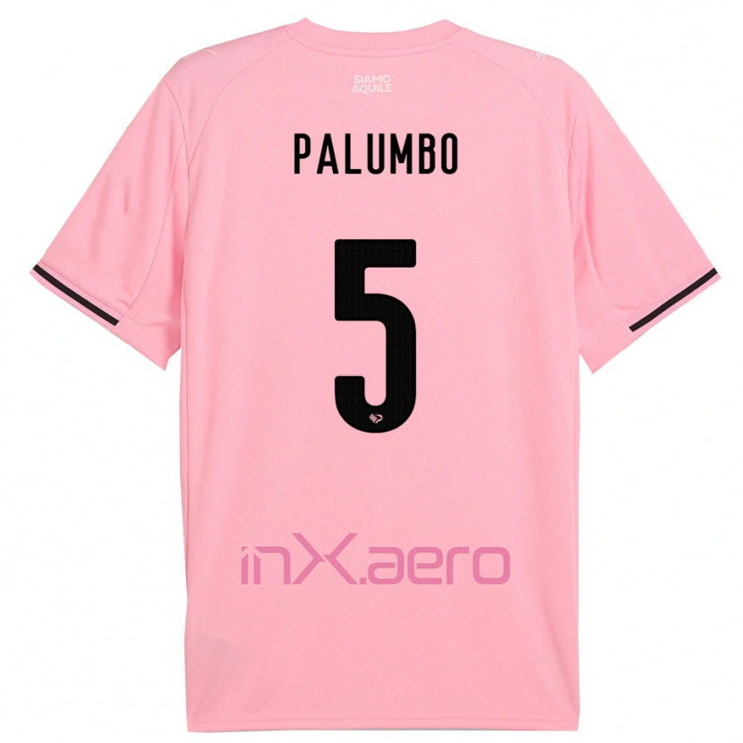 Danxen Hombre Camiseta Antonio Palumbo #5 Rosa Negro 1ª Equipación 2025/26 La Camisa México