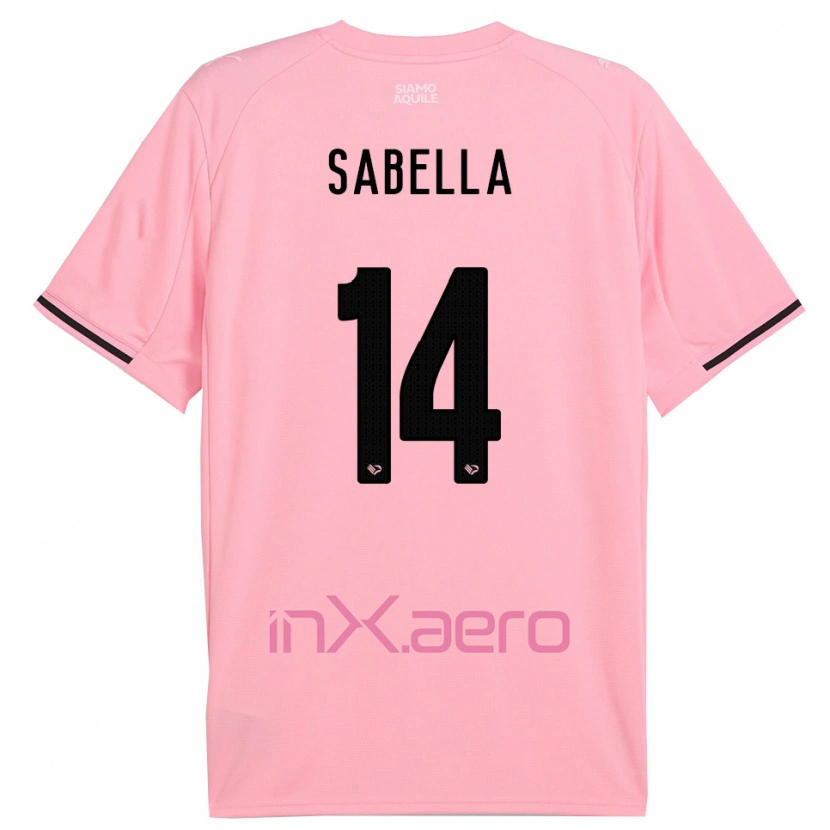 Danxen Hombre Camiseta Alberto Sabella #14 Rosa Negro 1ª Equipación 2025/26 La Camisa México