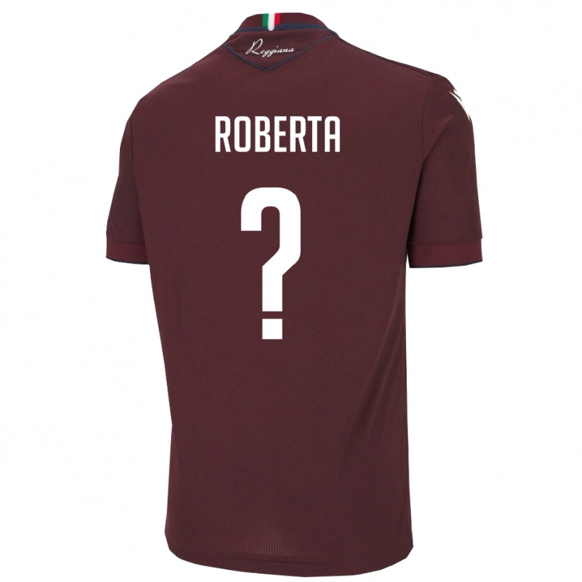 Danxen Hombre Camiseta Macrì Roberta #0 Borgoña Blanco 1ª Equipación 2025/26 La Camisa México