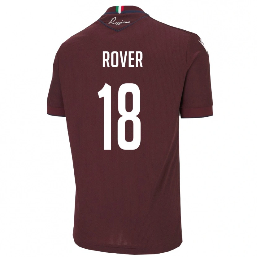 Danxen Hombre Camiseta Matteo Rover #18 Borgoña Blanco 1ª Equipación 2025/26 La Camisa México