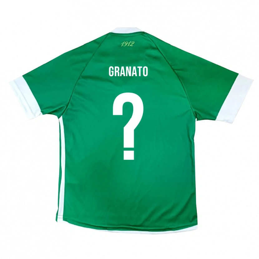 Danxen Hombre Camiseta Carmine Granato #0 Verde Blanco 1ª Equipación 2025/26 La Camisa México