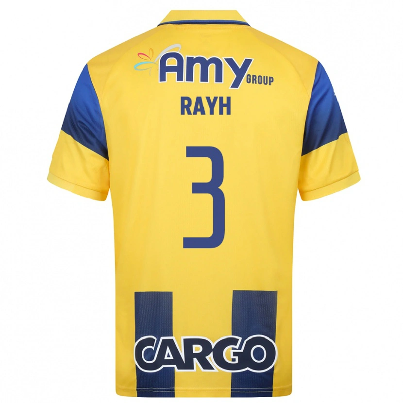 Danxen Hombre Camiseta Guy Rayh #3 Amarillo Marino 1ª Equipación 2025/26 La Camisa México