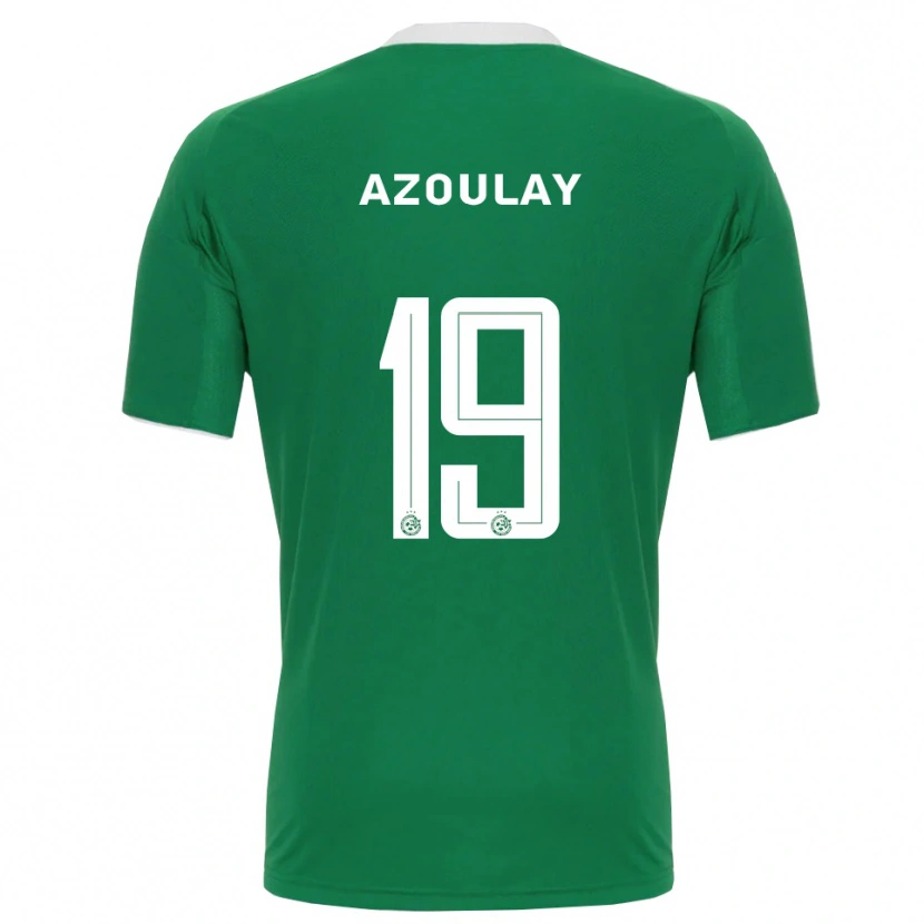 Danxen Hombre Camiseta Ethane Azoulay #19 Verde Blanco 1ª Equipación 2025/26 La Camisa México